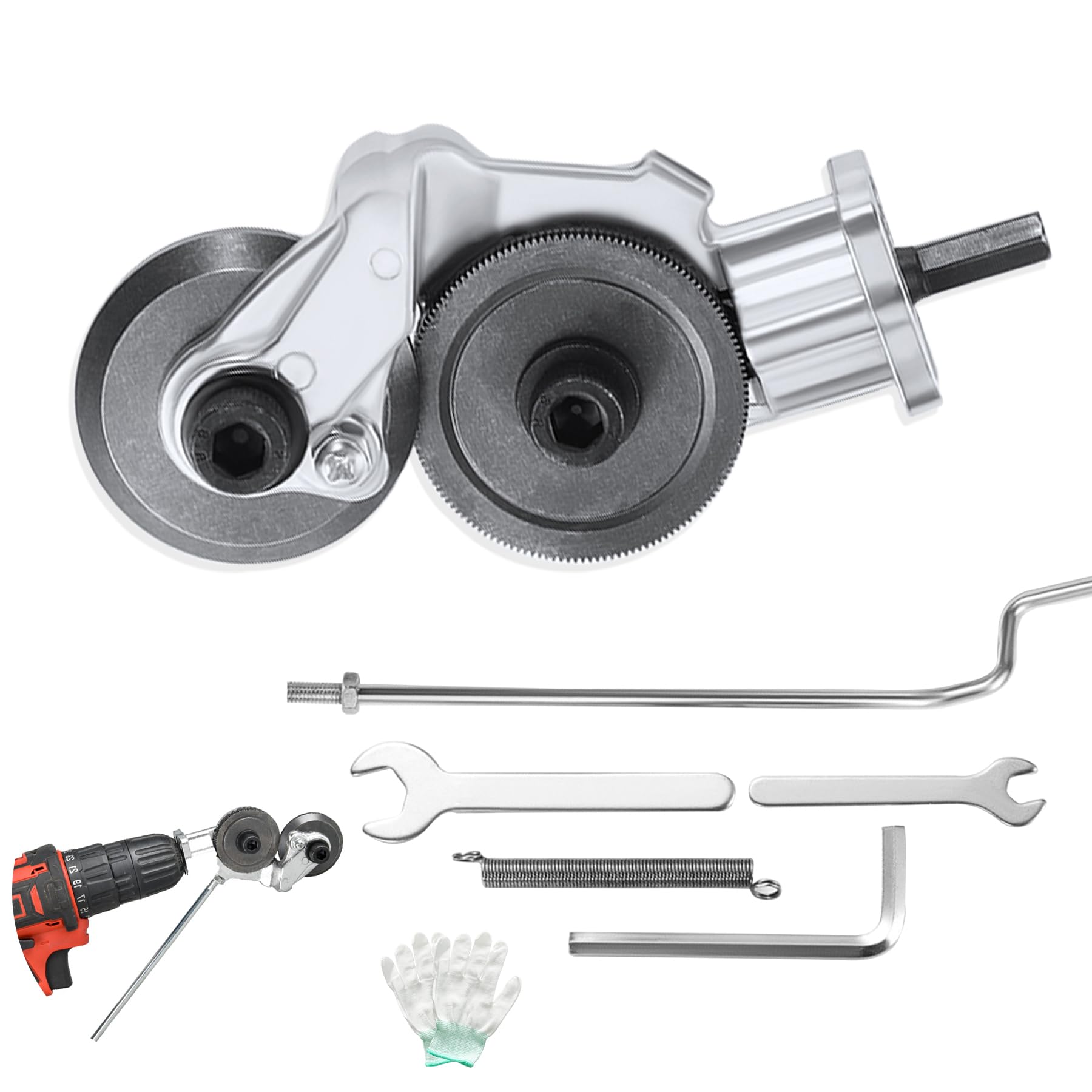 トタン板の電動切断機